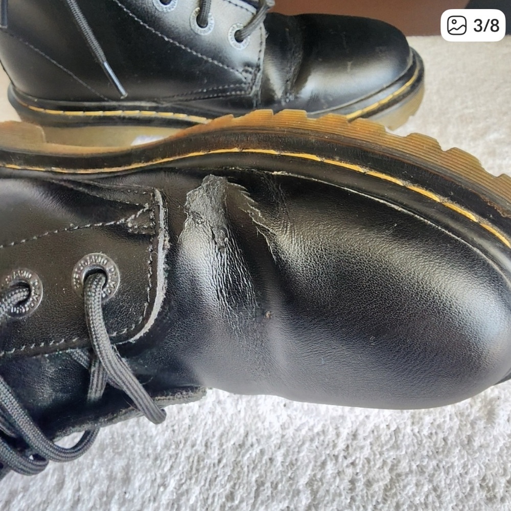 Dr. Martens Lace Boots Size 6 - Picture 3 of 7